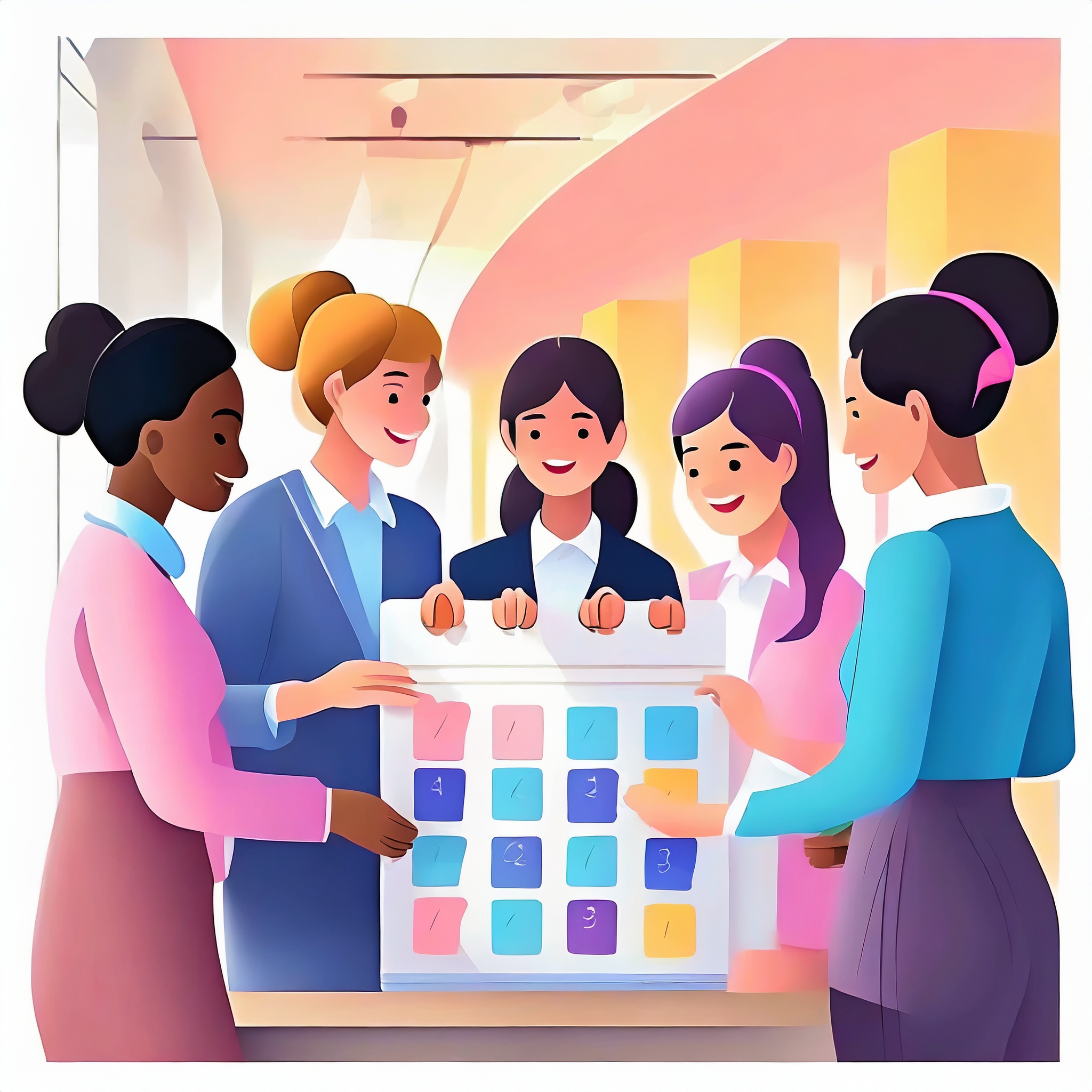 Firefly Group of event organizer planning their next big event with a huge calendar in room-size 794 (1) Firefly Group of event organizer planning their next big event with a huge calendar in room-size 794 (1)